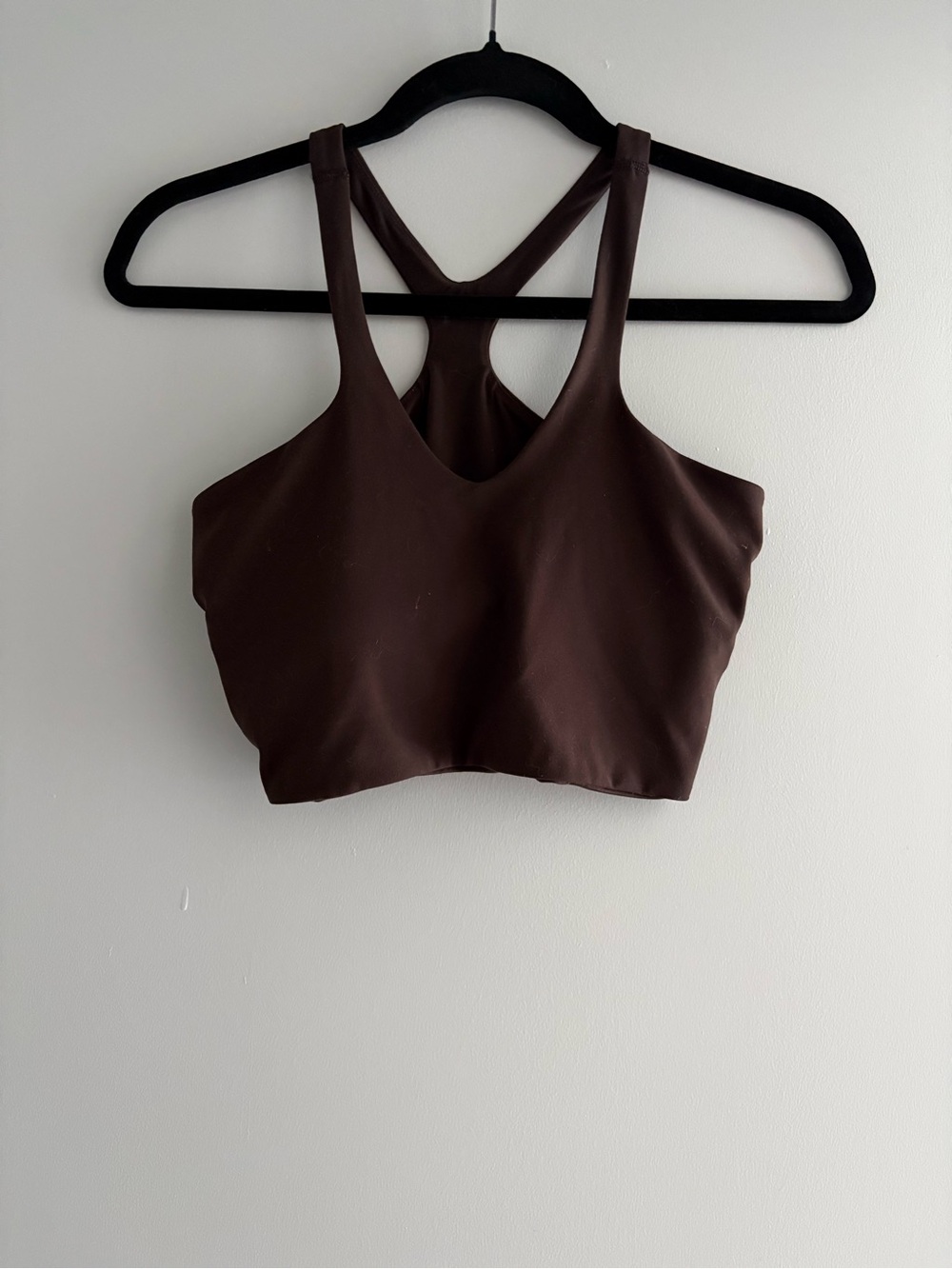 Lululemon Bend This Vand Racer Bra Light Support Espresso, A-C Cups, Size S / M - Picture 2 of 8